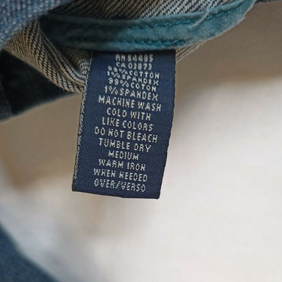 American Eagle Outfitters Stretch Size Medium Blue Jean Jacket - Picture 7 of 12